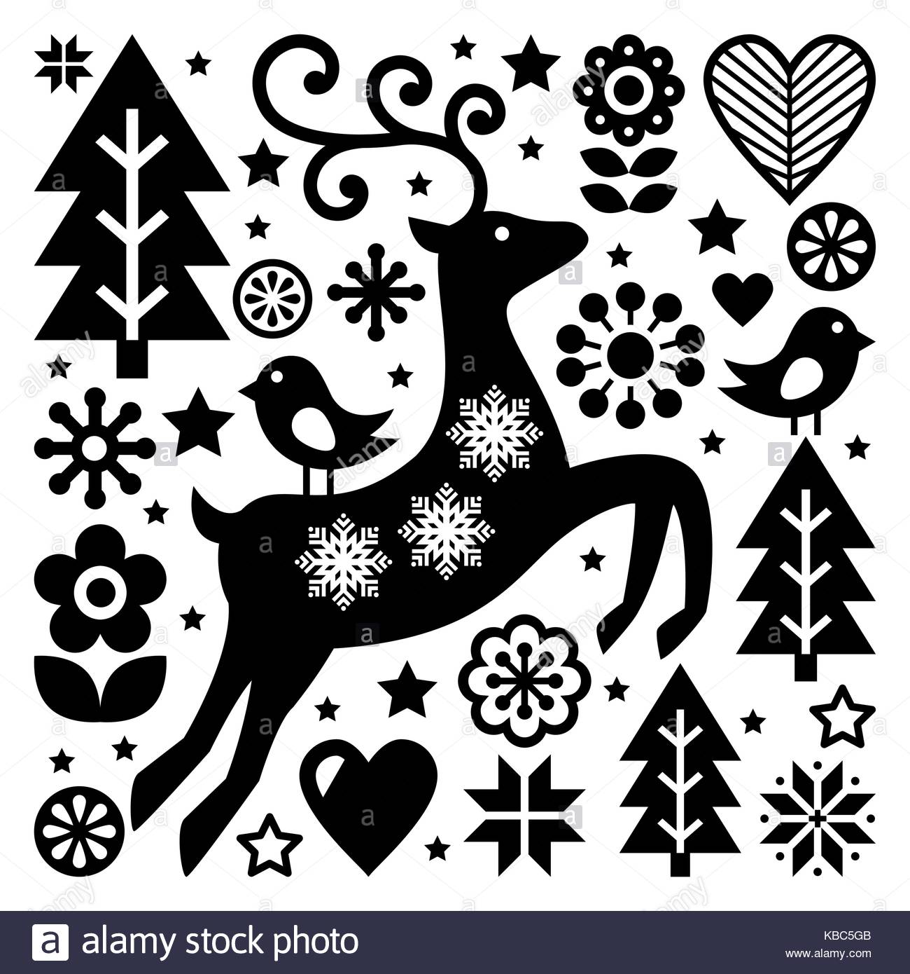 clipart del giorno di natale in bianco e nero